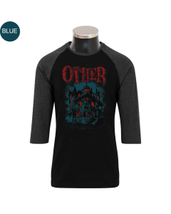 THE OTHER 'Haunted' 3/4 Contrast Shirt - limited Blue Edition